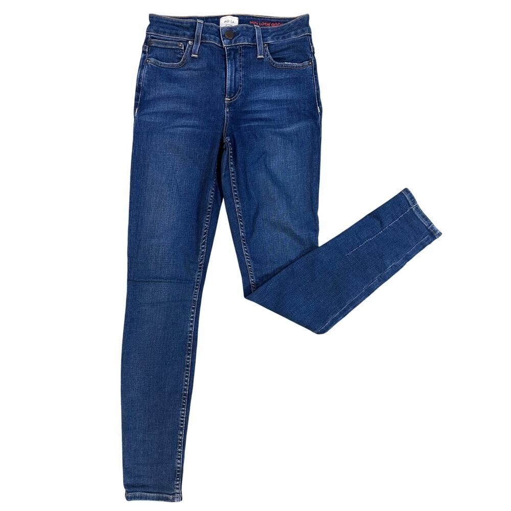 AO.LA Alice+Olivia You Look Good Mid Rise Skinny Star Crossed Jeans 26W X 27L
